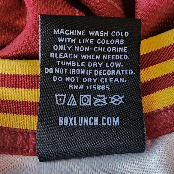 Boxlunch DC Comics Mens Large Jersey The Flash Central City Batting Bart Allen - Picture 8 of 10